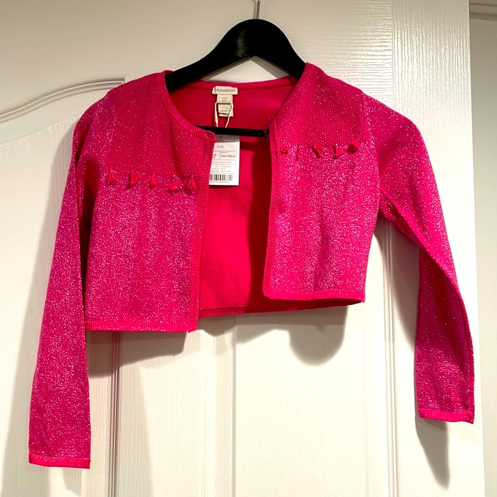 Pink dress up sweater